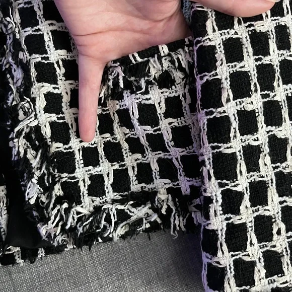 Plaid Print Evening Jacket - Picture 4 of 9